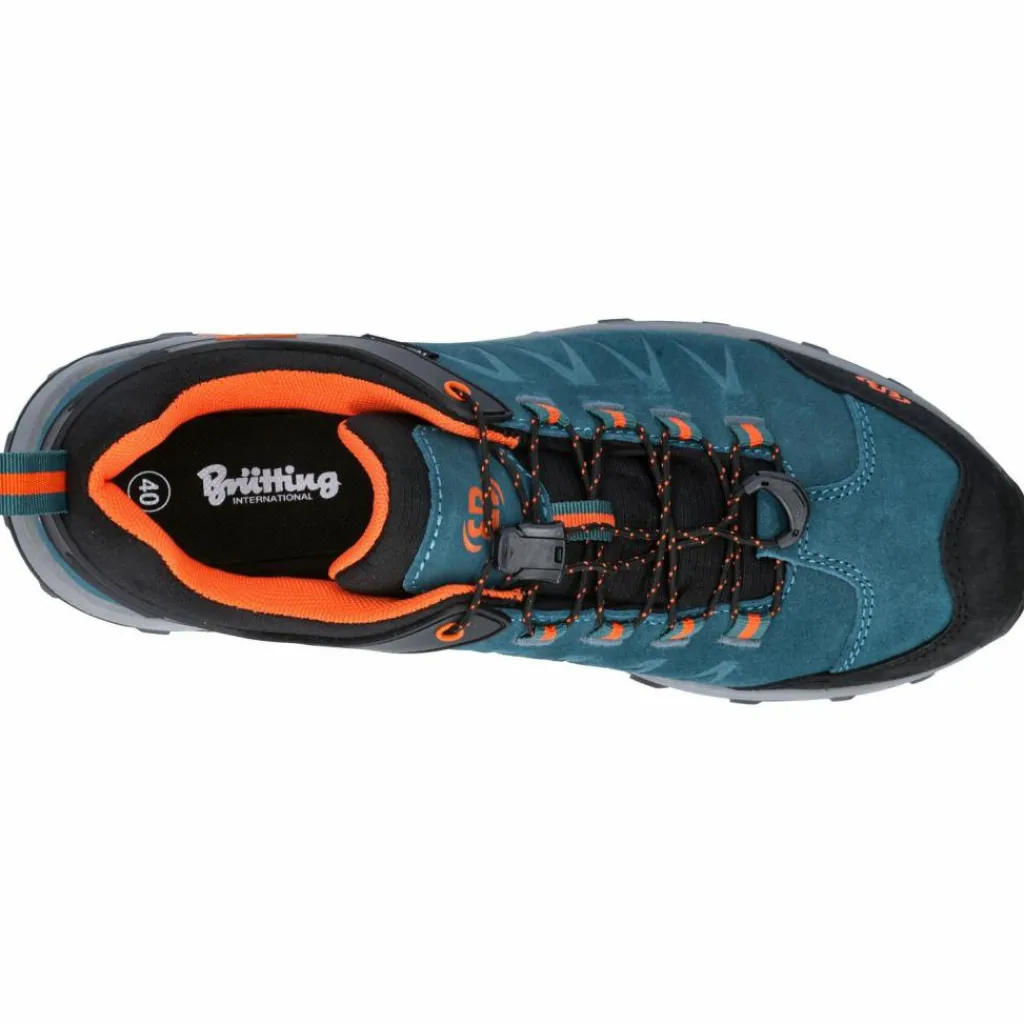 Brütting Wanderschuhe<· Outdoorschuh petrol/orange