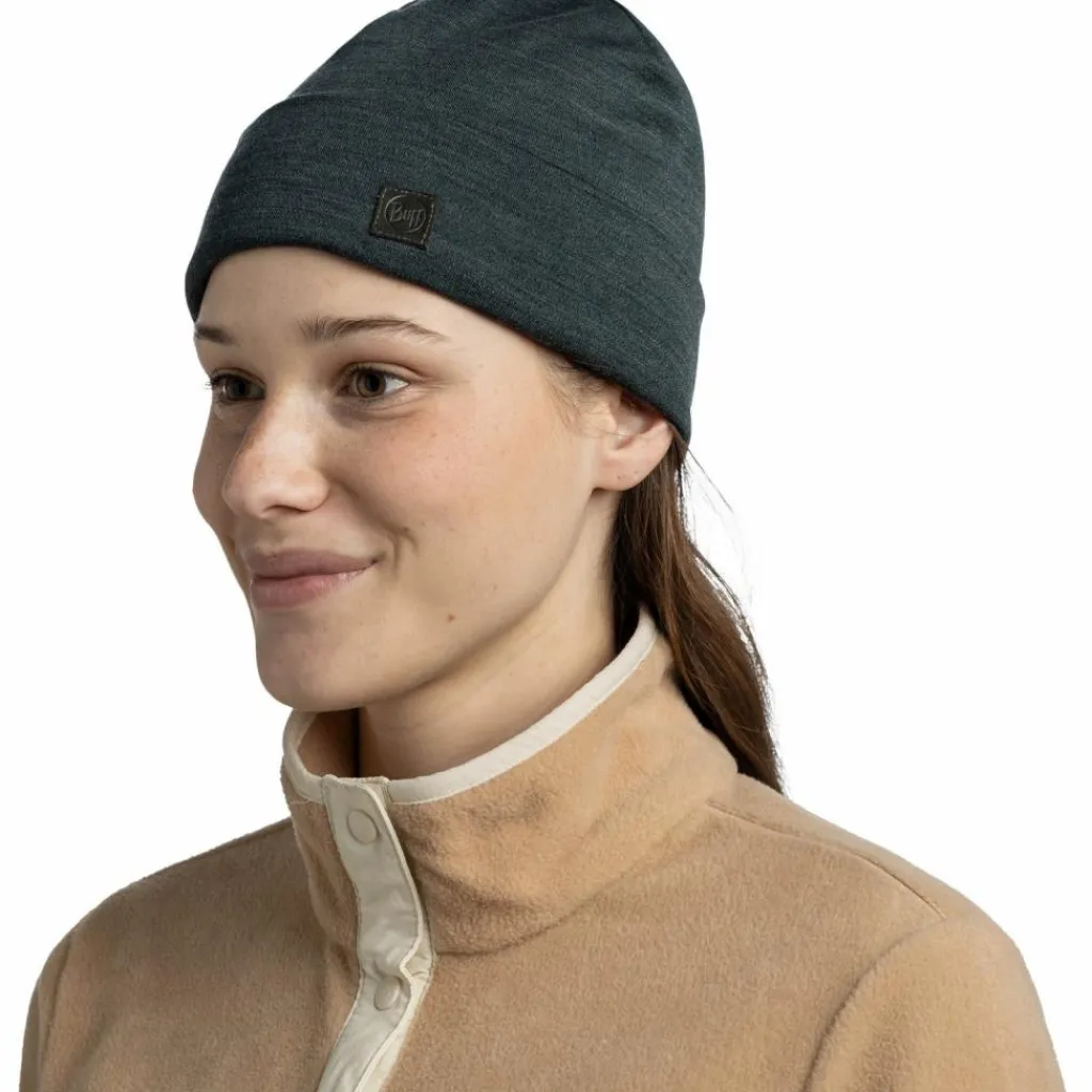 BUFF Kopfbedeckungen|Kopfbedeckungen<· Merino Heavyweight solid forest