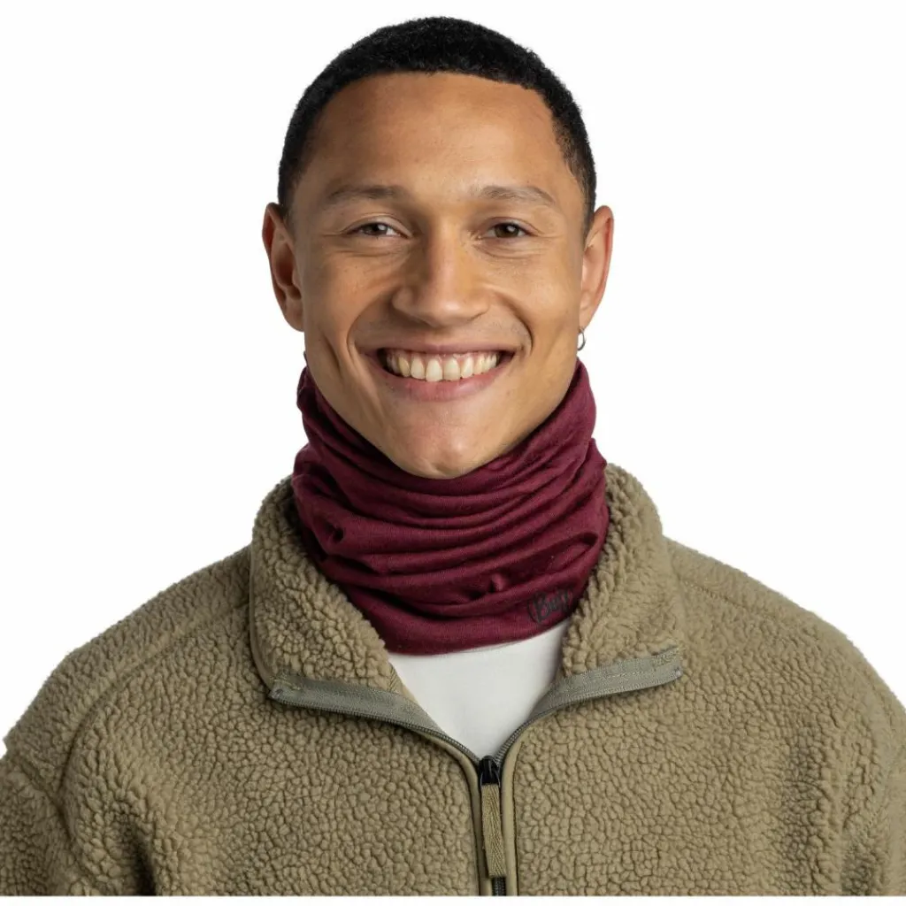 BUFF Wandern|Wandern<· Merino Midweight melange tibetan red