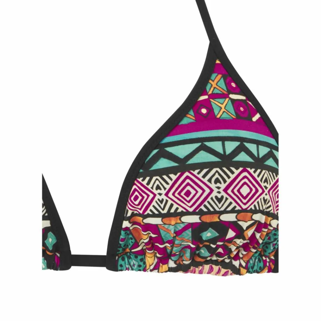 Buffalo Schwimmen<· Triangel-Bikini pink bedruckt