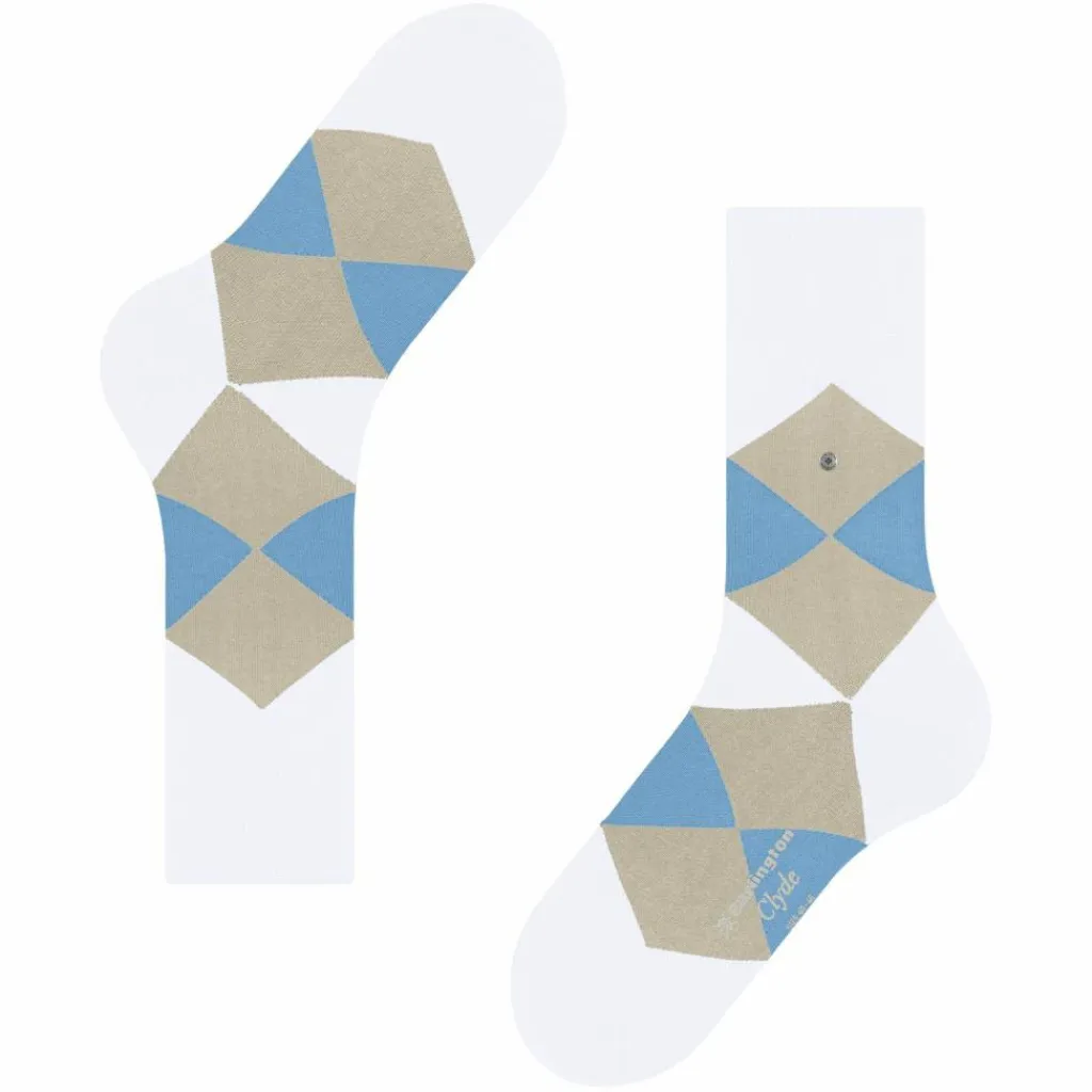 Burlington Socken<· Clyde white (2003)
