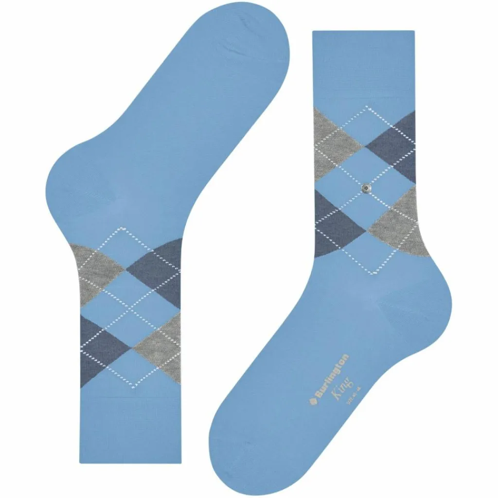Burlington Socken<· King sky blue (6544)