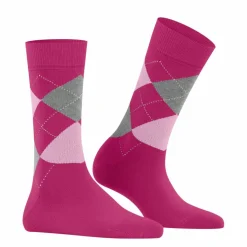Burlington Socken<· Queen SO aubergine (8764)