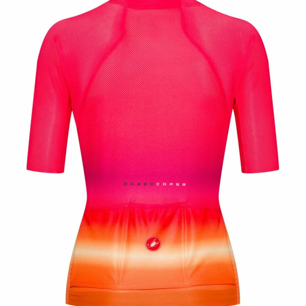 castelli Trikots<· Climbers 4.0 hibiscus-pink-ornge