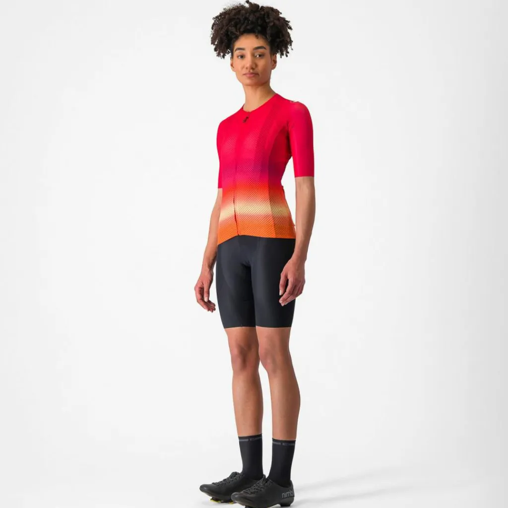 castelli Trikots<· Climbers 4.0 hibiscus-pink-ornge