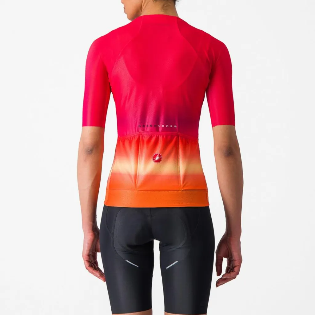 castelli Trikots<· Climbers 4.0 hibiscus-pink-ornge