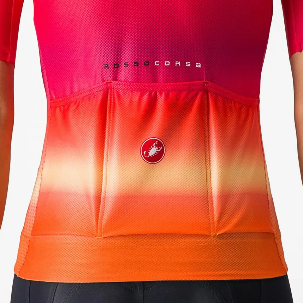 castelli Trikots<· Climbers 4.0 hibiscus-pink-ornge