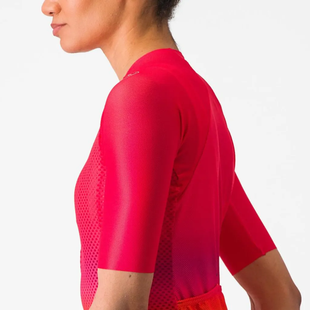 castelli Trikots<· Climbers 4.0 hibiscus-pink-ornge