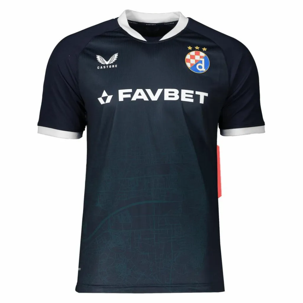 Castore Trikots<· Dinamo Zagreb Trikot Auswärts 2025/2026 graublau