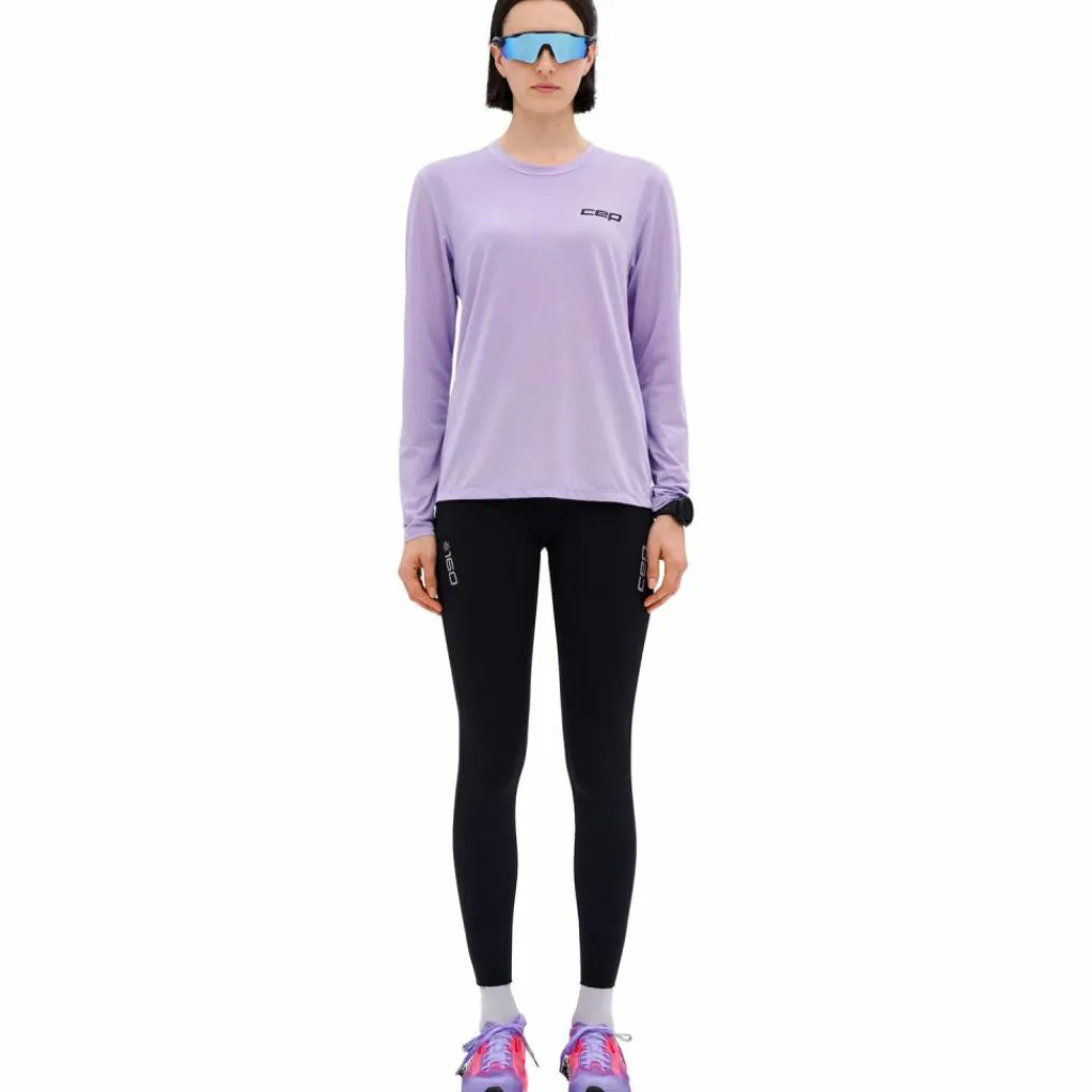 CEP Trailrunning<· Run Shirt Long lilac