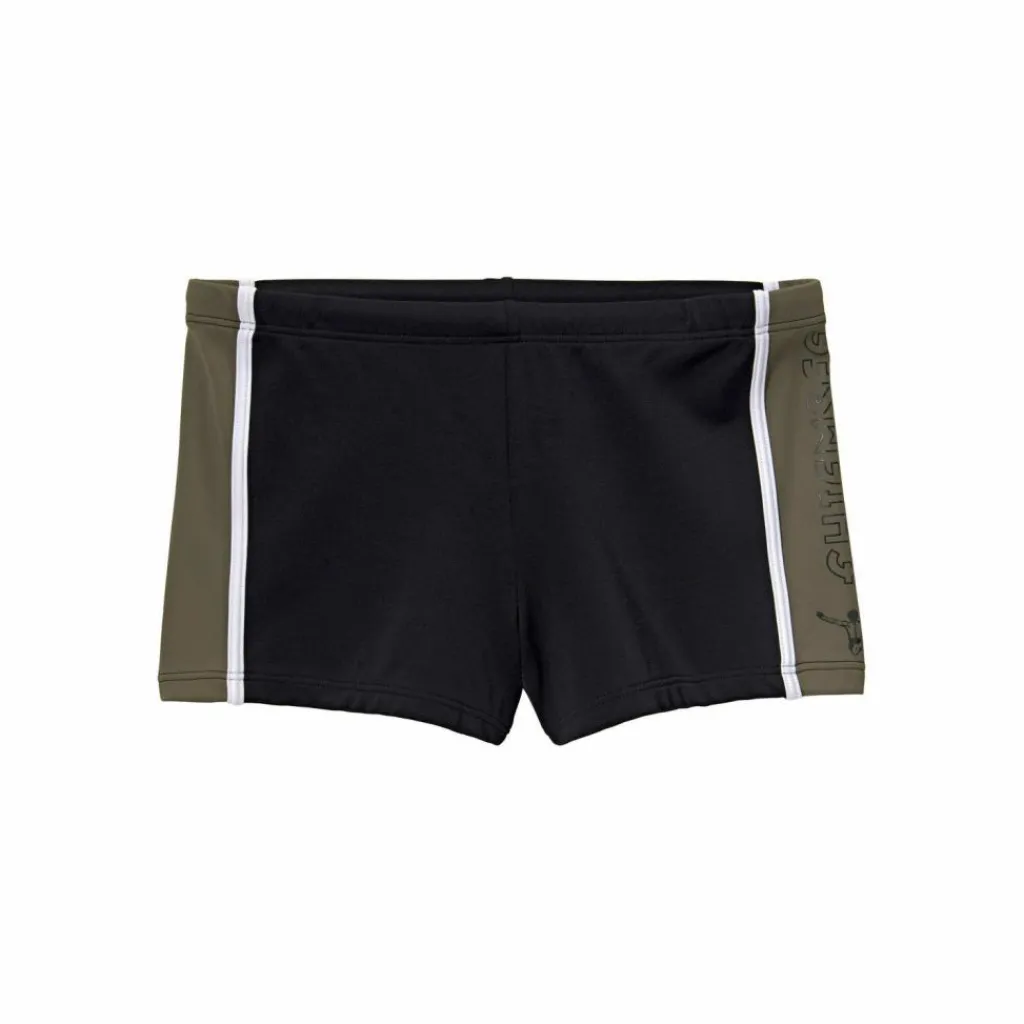 Chiemsee Schwimmen<· Boxer-Badehose schwarz