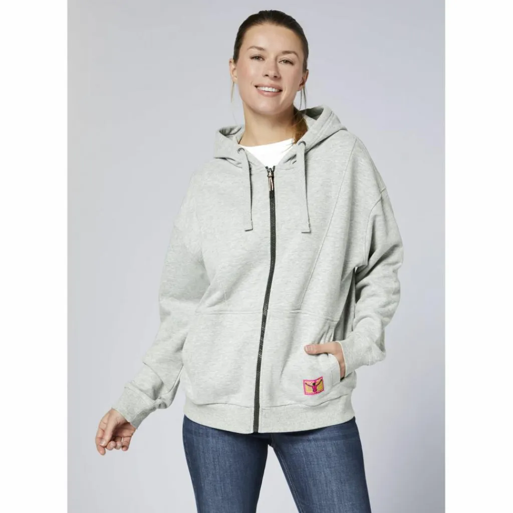 Chiemsee Pullover & Sweats<· Sweatjacke 17-4402M Neutral Gray Melange
