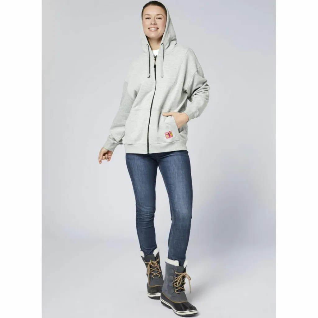 Chiemsee Pullover & Sweats<· Sweatjacke 17-4402M Neutral Gray Melange