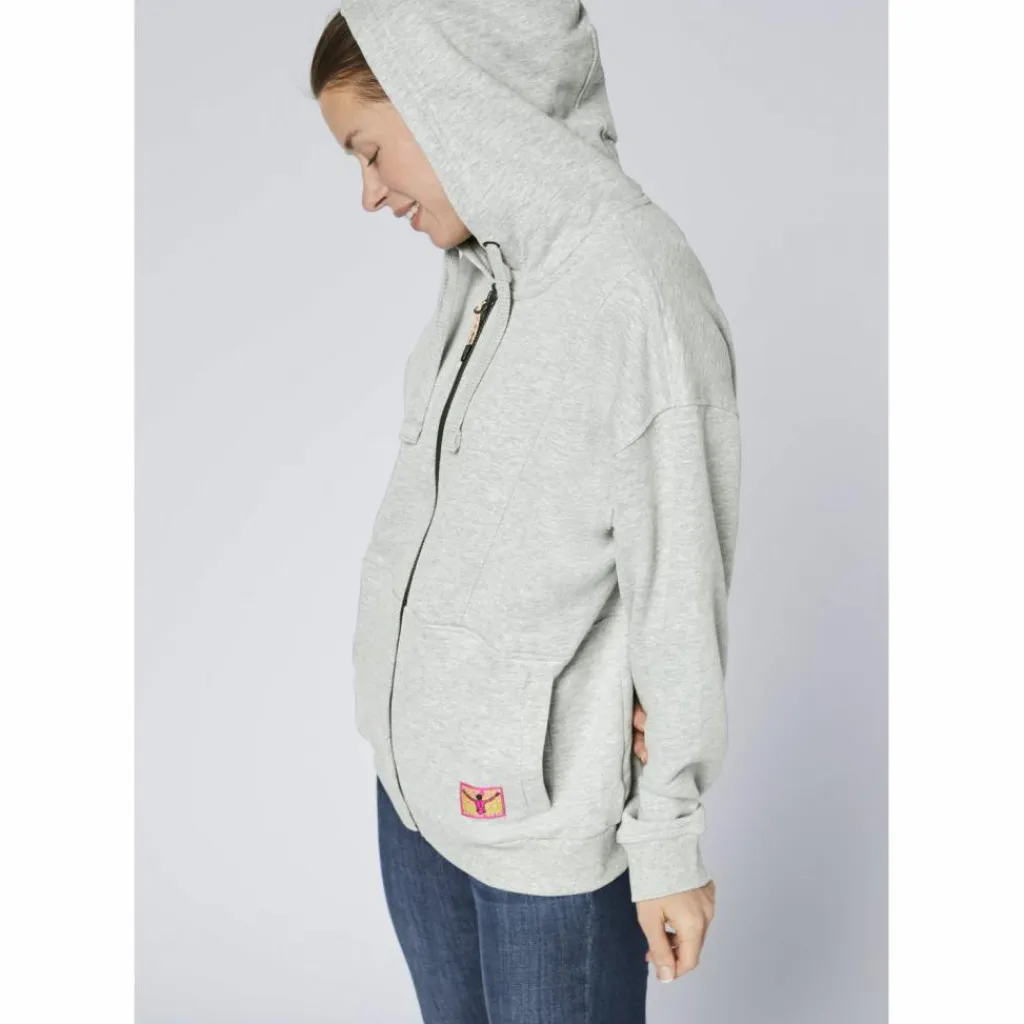 Chiemsee Pullover & Sweats<· Sweatjacke 17-4402M Neutral Gray Melange