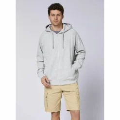 Chiemsee Pullover & Sweats<· Sweatjacke 17-4402M Neutral Gray Melange