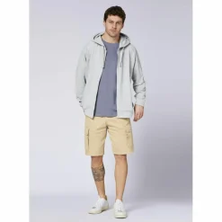 Chiemsee Pullover & Sweats<· Sweatjacke 17-4402M Neutral Gray Melange
