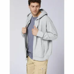 Chiemsee Pullover & Sweats<· Sweatjacke 17-4402M Neutral Gray Melange
