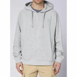 Chiemsee Pullover & Sweats<· Sweatjacke 17-4402M Neutral Gray Melange