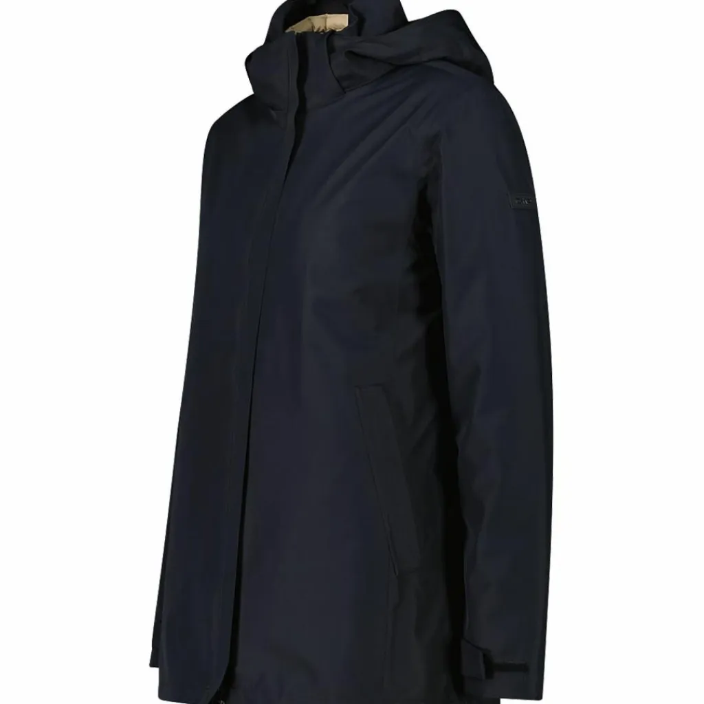 CMP Winterjacken<· LONG JACKET ZIP HOOD DETACHAB Schwarz011