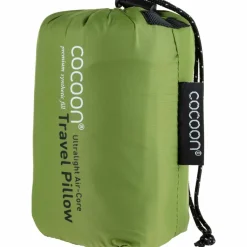 COCOON Camping|Camping<· Air-Core Pillow - Ultralight wasabi-grey