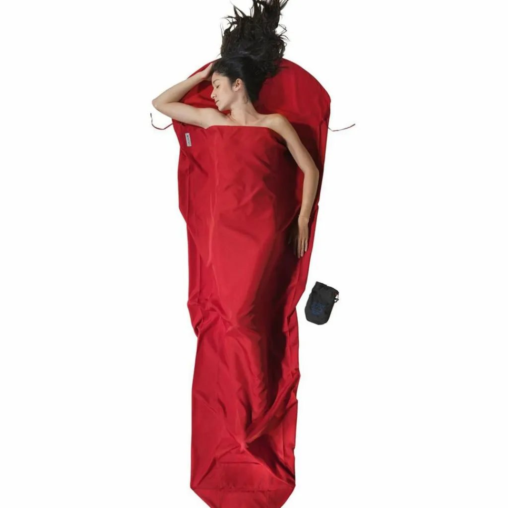 COCOON Schlafsäcke|Schlafsäcke<· MummyLiner cranberry
