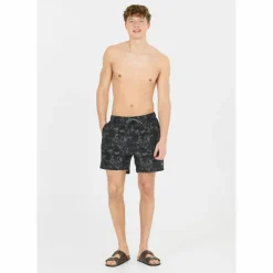 Cruz Volleyball<· Kasper Print 3639 Black Tropic Camo.
