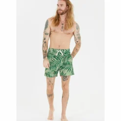 Cruz Volleyball<· Toby Print 3615 Green tropic