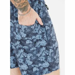 Cruz Volleyball<· Toby Print 3614 Navy Tropical