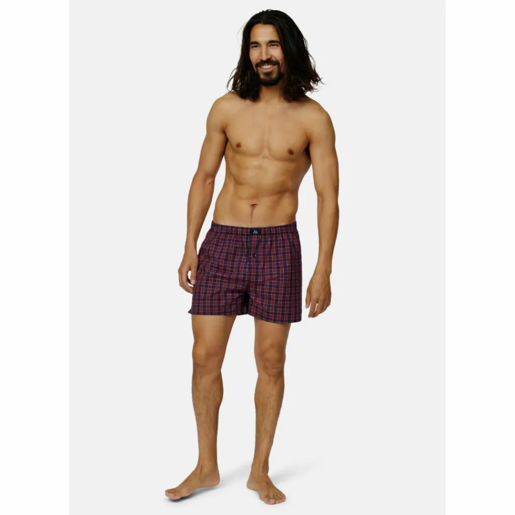 DANISH ENDURANCE Unterwäsche<· American Boxers blue/red mix