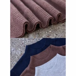 DANISH ENDURANCE Pullover & Sweats<· Premium Knit Pullover brown