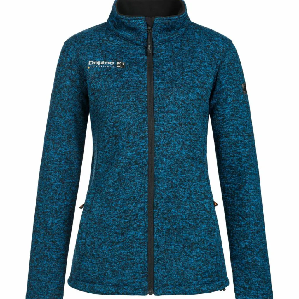 DEPROC active Fleecejacken<· ELKFORD WOMEN blau