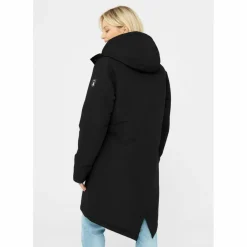 Derbe Winterjacken<· Festholm black/caramel