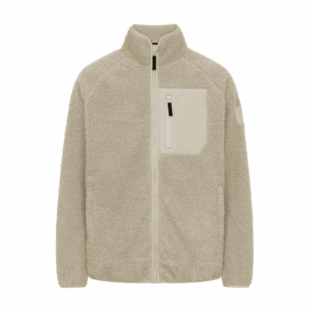 Derbe Fleecejacken<· Kuschelby_Pocket Cobblestone