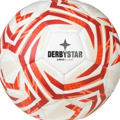 Derbystar Bälle<· Junior S-Light v25 weiß-rot