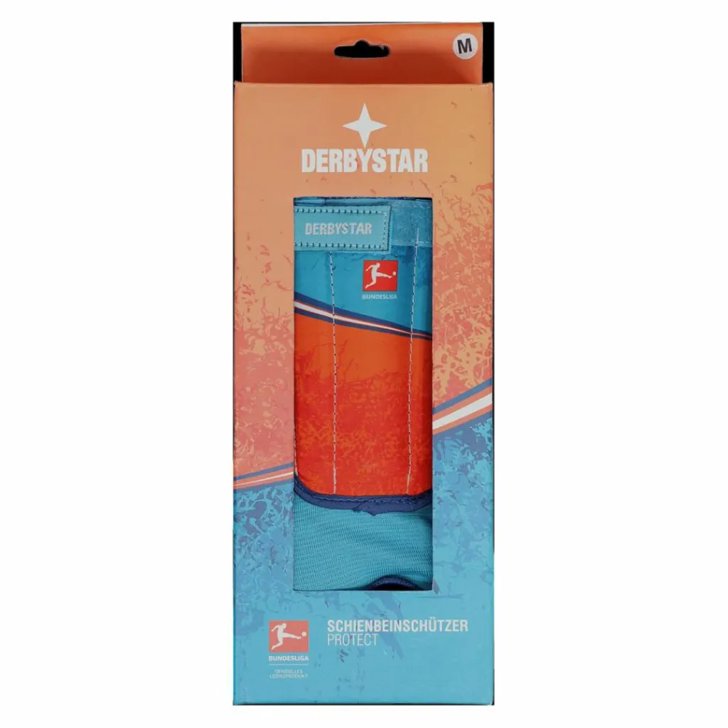 Derbystar Schutzausrüstung|Fußball<· Pect v21 Schienbeinschützer blauorange