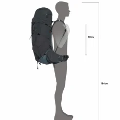 Deuter Trekkingrucksäcke<· Aircontact Core 70+10 graphite-shale