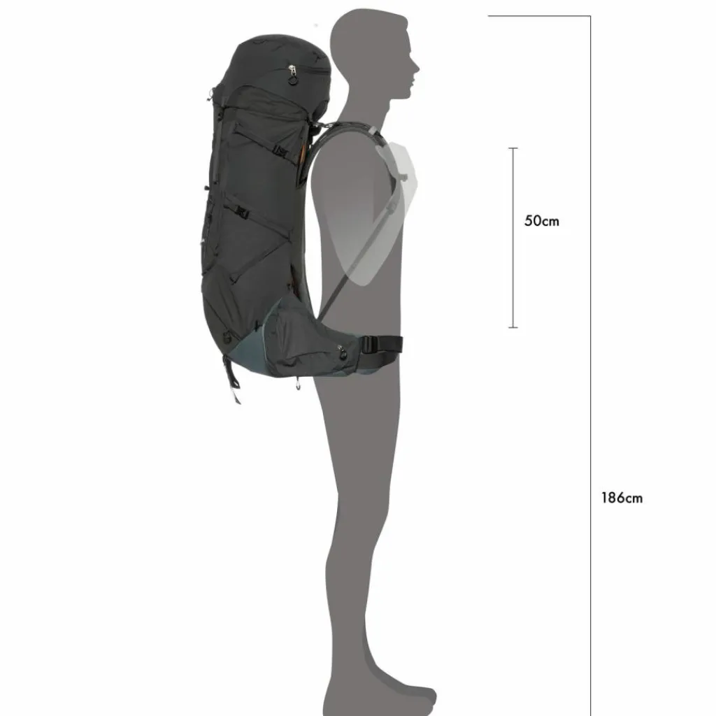 Deuter Trekkingrucksäcke|Wanderrucksäcke<· Aircontact Core 60+10 graphite-shale