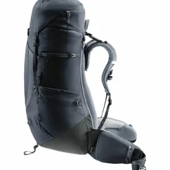 Deuter Rucksäcke|Wanderrucksäcke<· Aircontact Lite 50 + 10 black-graphite