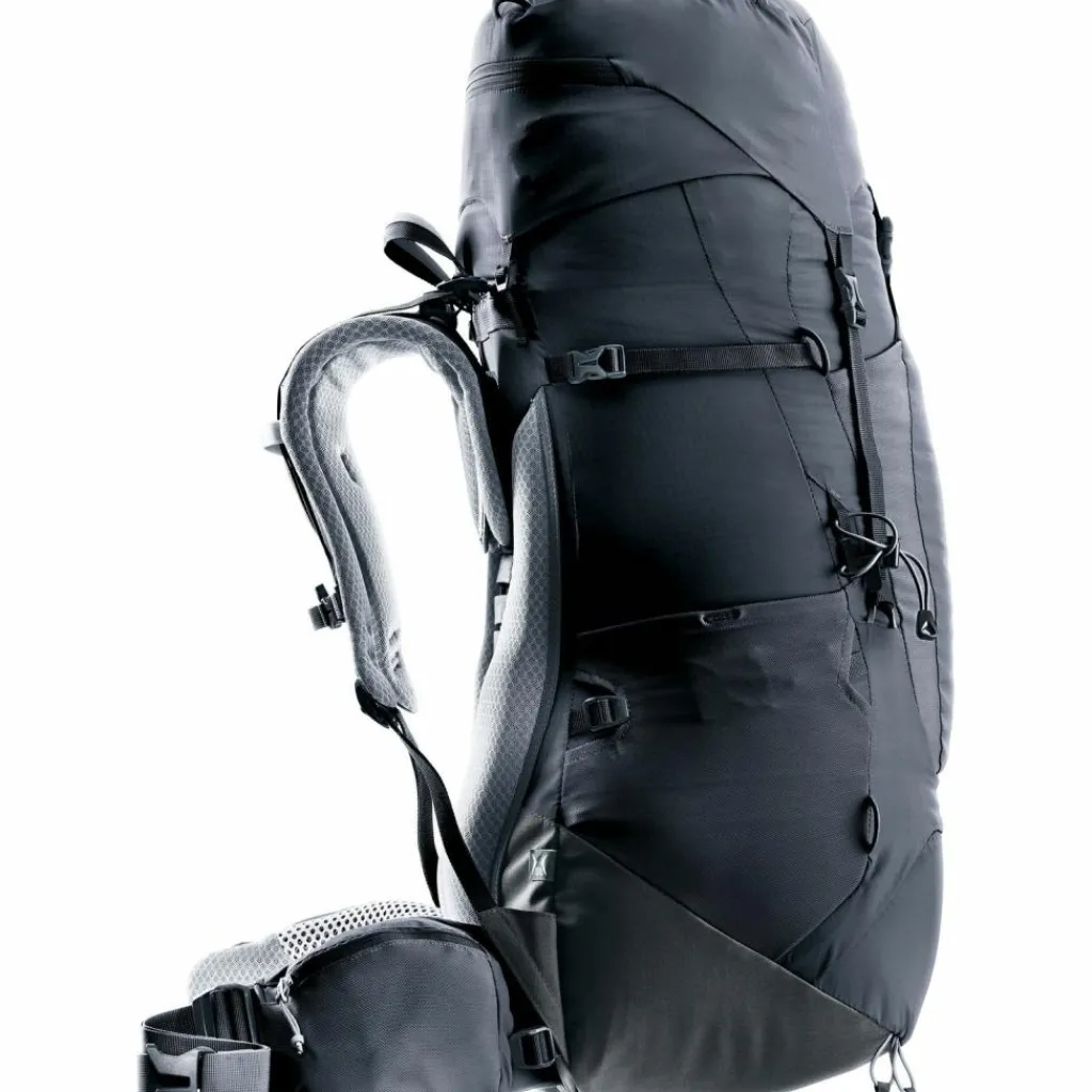 Deuter Trekkingrucksäcke|Wanderrucksäcke<· Aircontact Lite 45 + 10 SL black-graphite