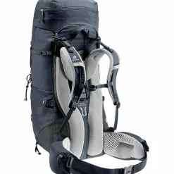 Deuter Trekkingrucksäcke|Wanderrucksäcke<· Aircontact Lite 45 + 10 SL black-graphite