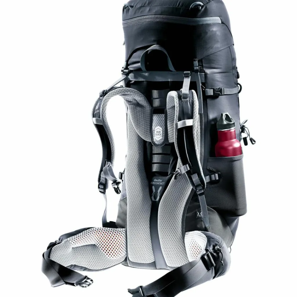 Deuter Trekkingrucksäcke|Wanderrucksäcke<· Aircontact Lite 45 + 10 SL black-graphite