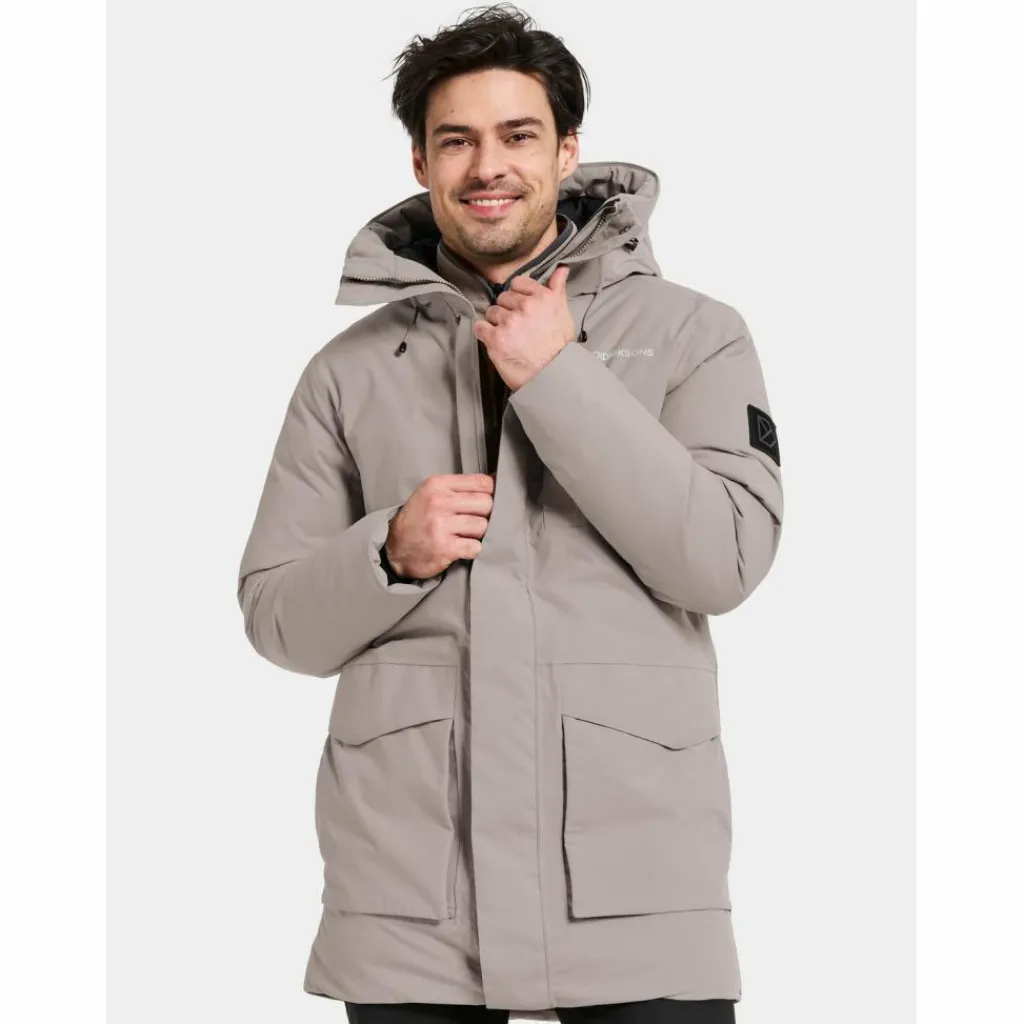 Didriksons Winterjacken|Mäntel<· AKILLES 2 ash brown