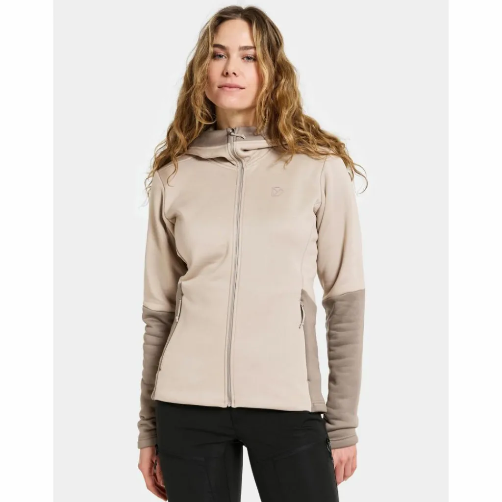 Didriksons Jacken|Fleecejacken<· ANNELI 3 beach beige