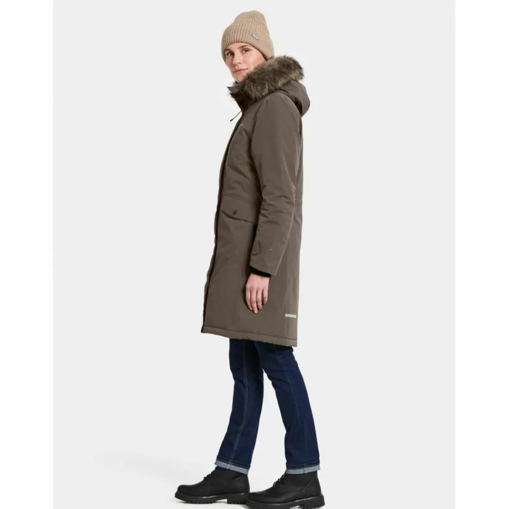 Didriksons Winterjacken<· ERIKA 3 mocha brown