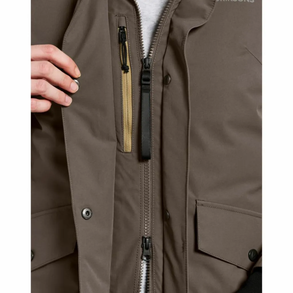 Didriksons Winterjacken<· ERIKA 3 mocha brown