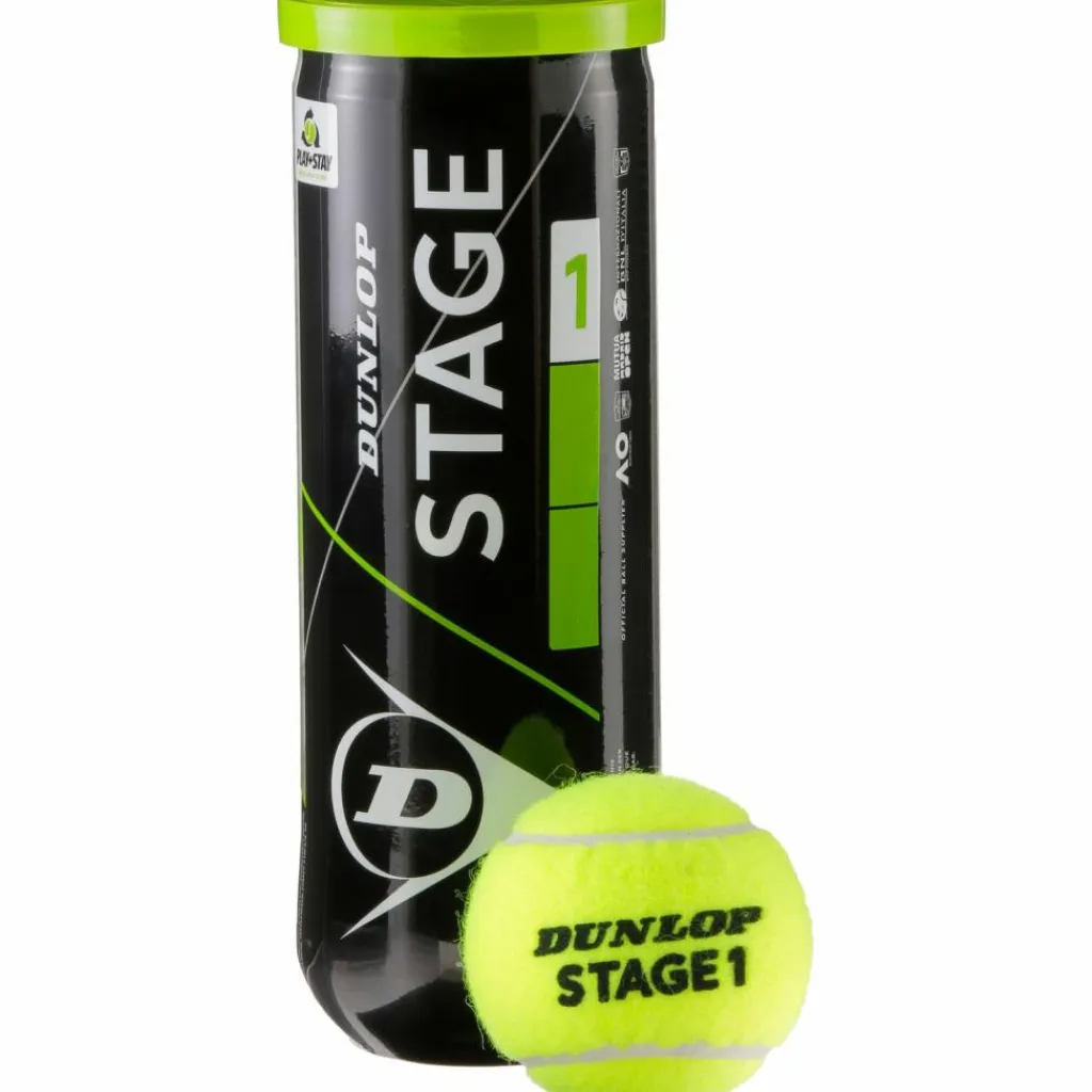 Dunlop Tennis|Tennis<· STAGE 1 GREEN gelb