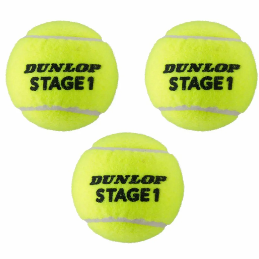 Dunlop Tennis|Tennis<· STAGE 1 GREEN gelb