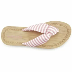 ELBSAND Zehentrenner<· Badezehentrenner rosa-gestreift
