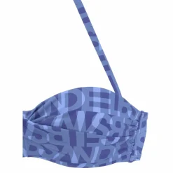 ELBSAND Schwimmen<· Bügel-Bandeau-Bikini-Top blau