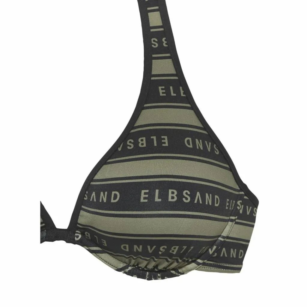 ELBSAND Schwimmen|Schwimmen<· Bügel-Bikini olive-schwarz